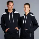 FL19  Unisex Croxton Fleece Contrast Closed-Front Hoodie