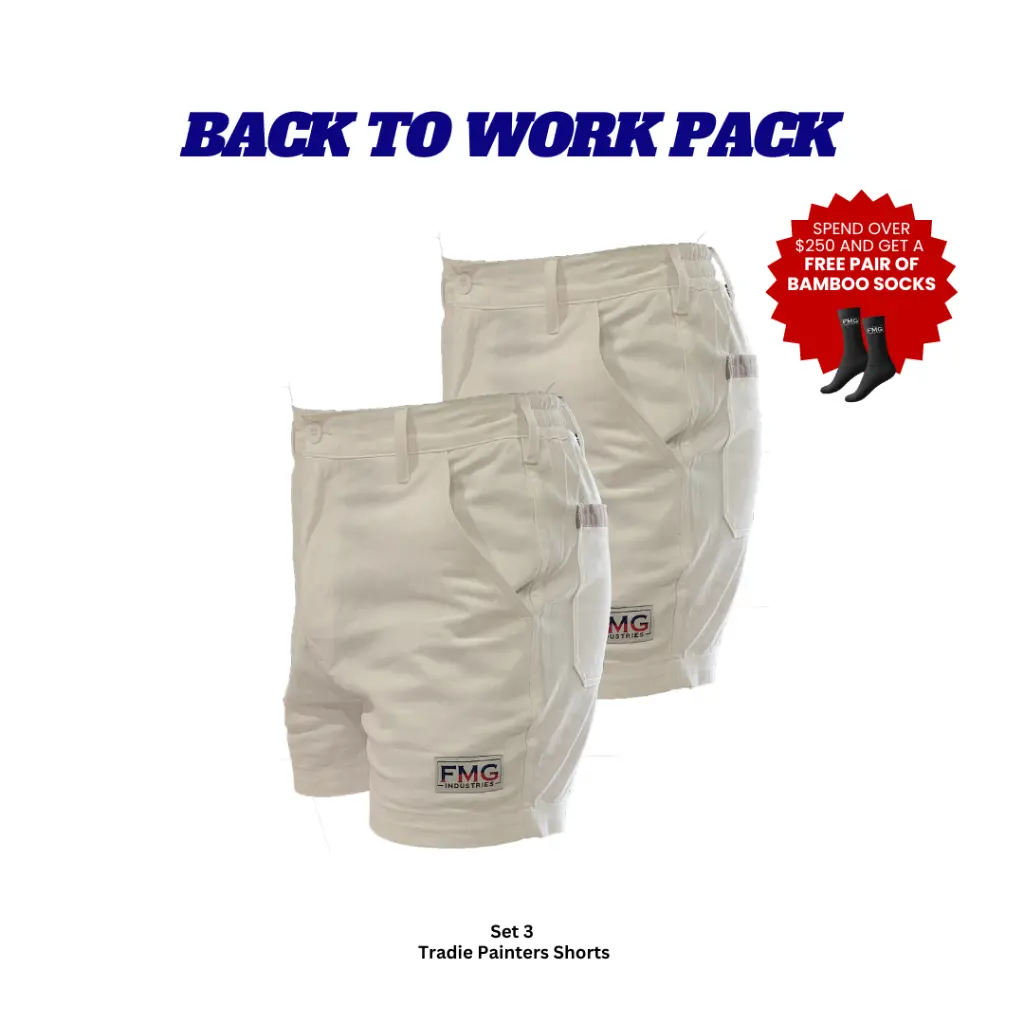 Set 3 Back to Work Pack - UNISEX SHORTS